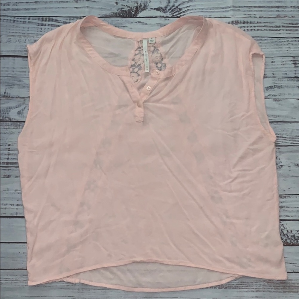 Lauren Conrad Light Pink Top